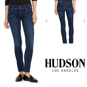 Hudson Collin Skinny Flap Pocket Jeans 28
